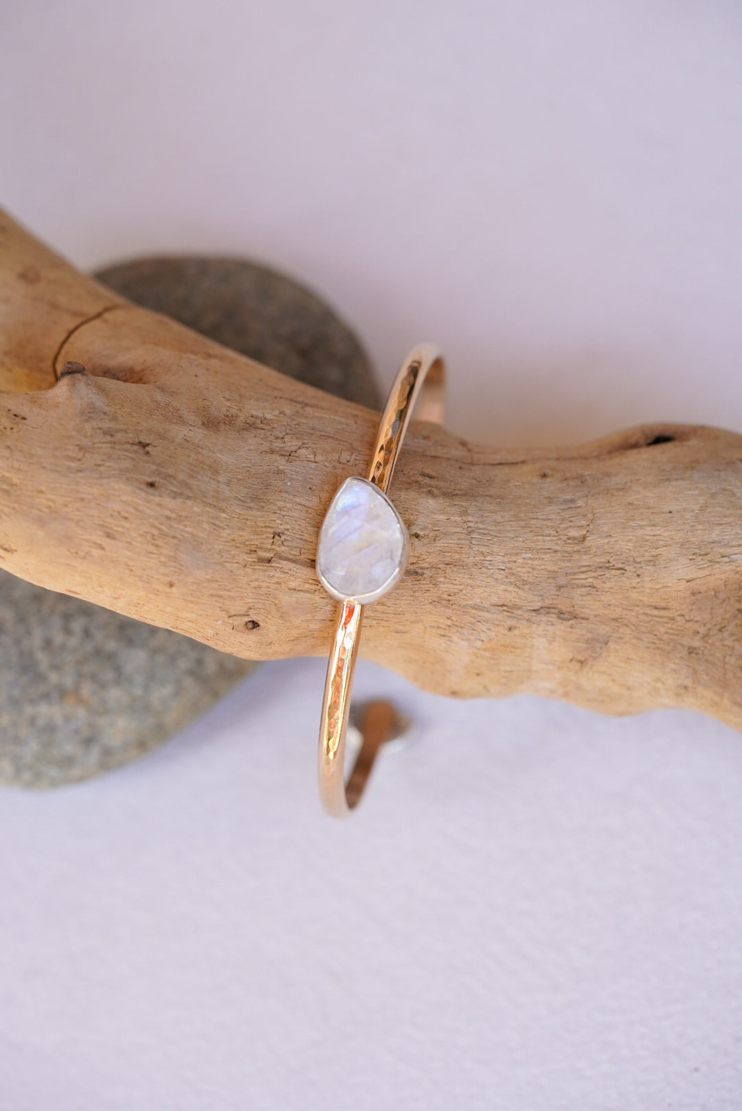Moonstone Shell Cuff