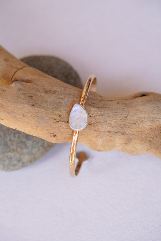 Moonstone Shell Cuff