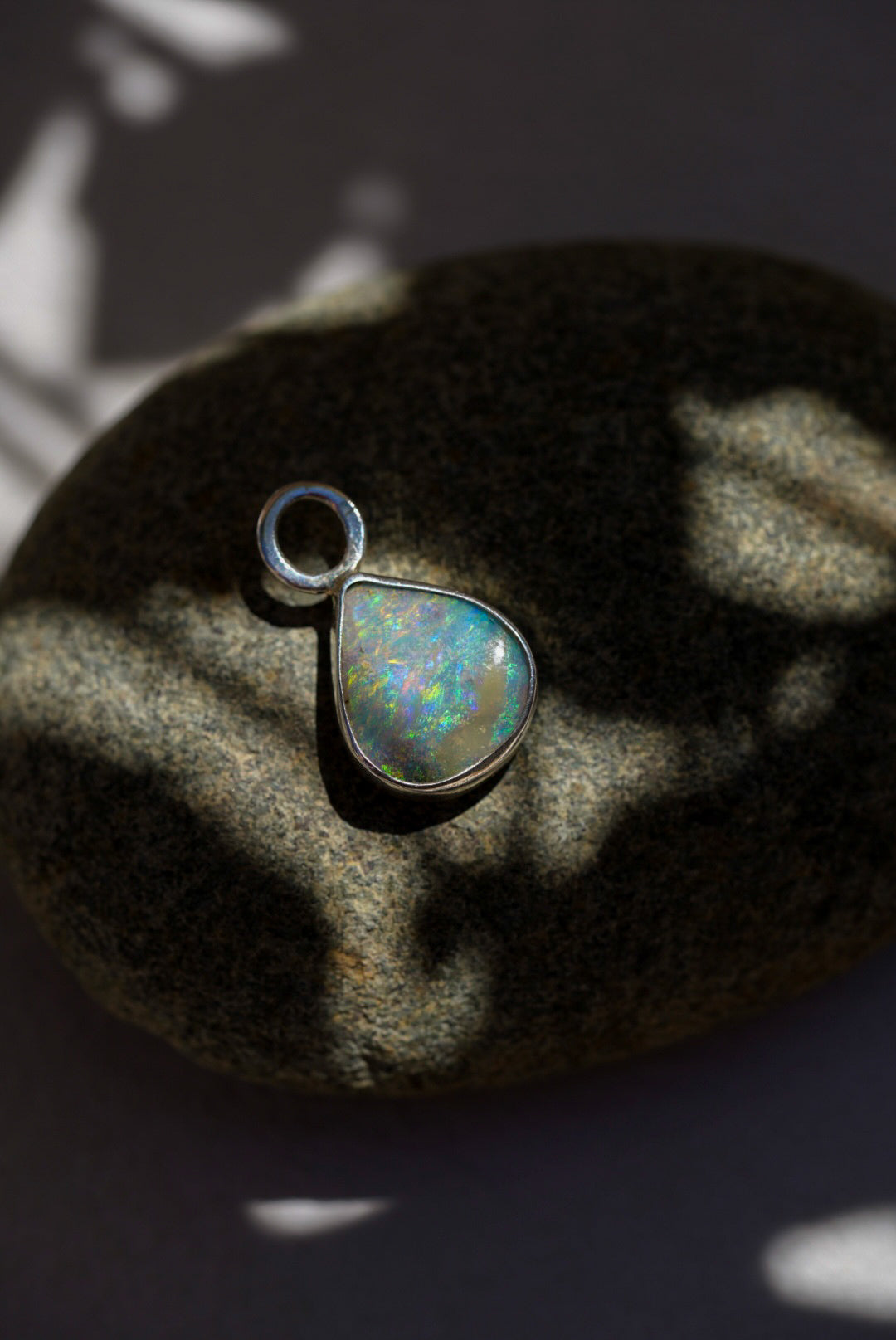 Recycled Glass Beads + Australian Opal + Baroque Pearl Necklace