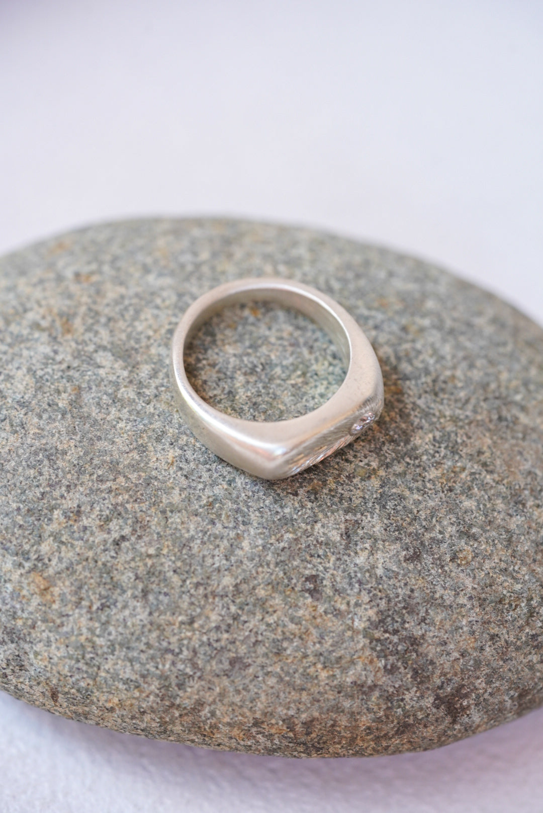 Engraved Diamond Ring- Size 6.25