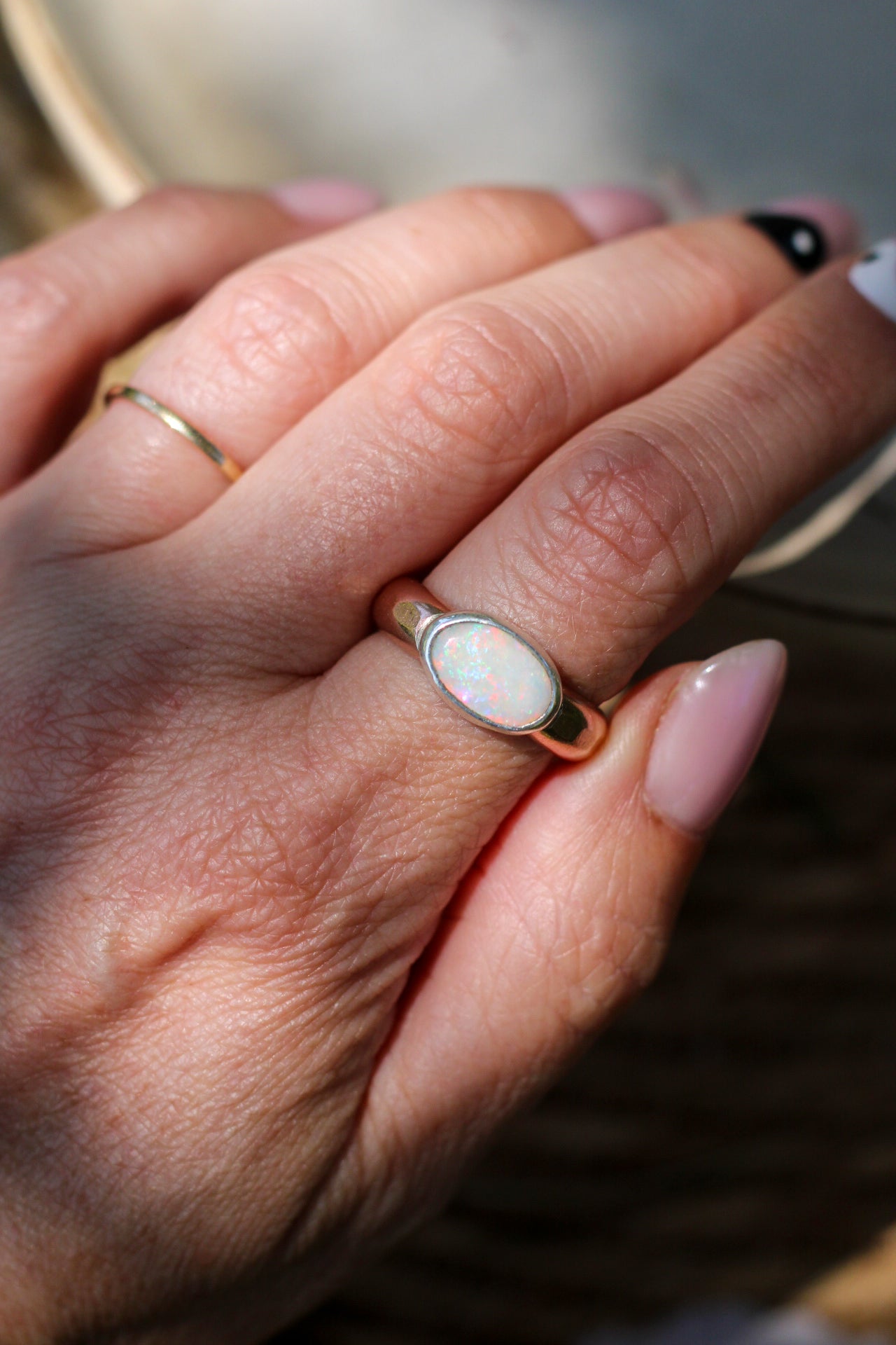 Australian Opal Ring - Size 7.75