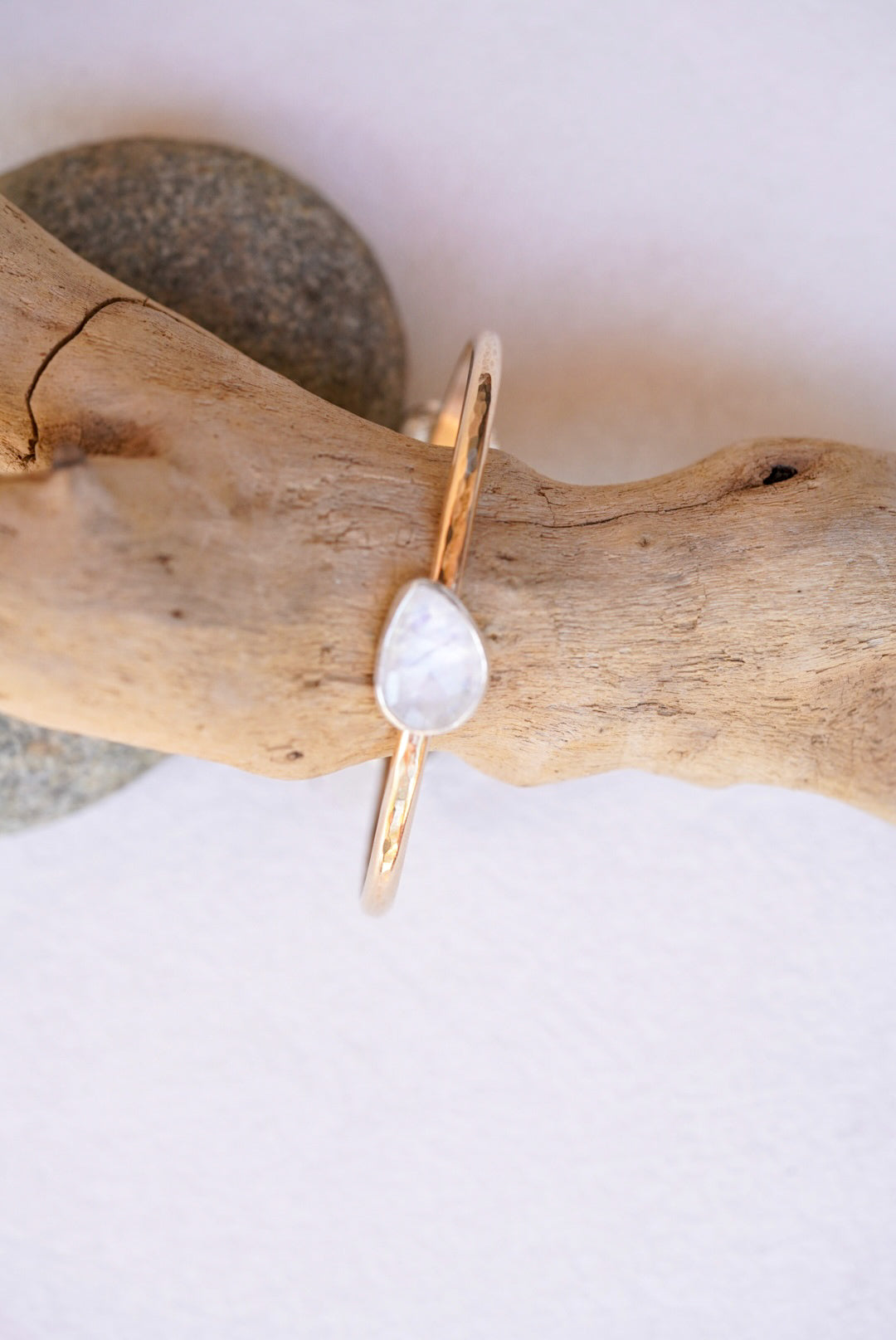 Moonstone Shell Cuff