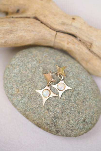 Starburst Opal Earrings