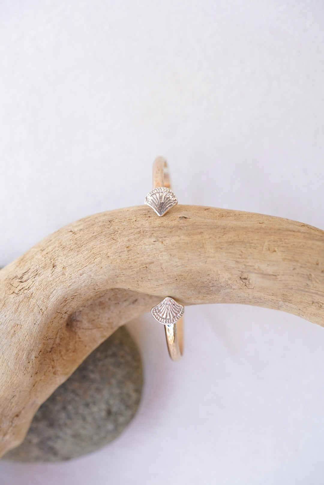 Moonstone Shell Cuff