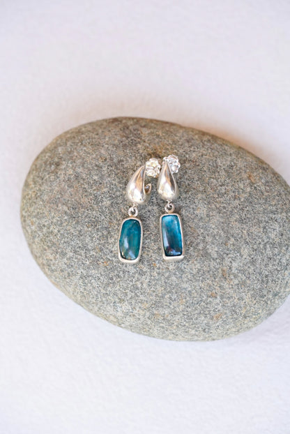 Kyanite Huggie Earrings